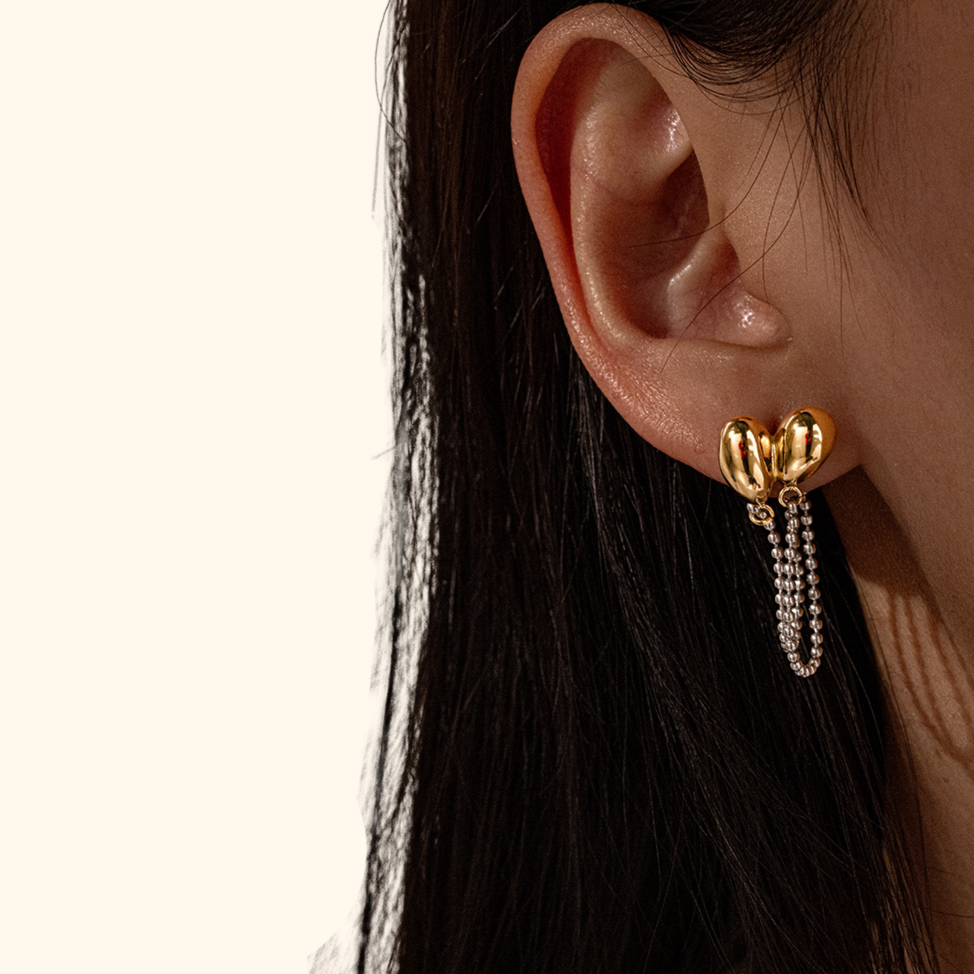 Aretes “heartbreaker”
