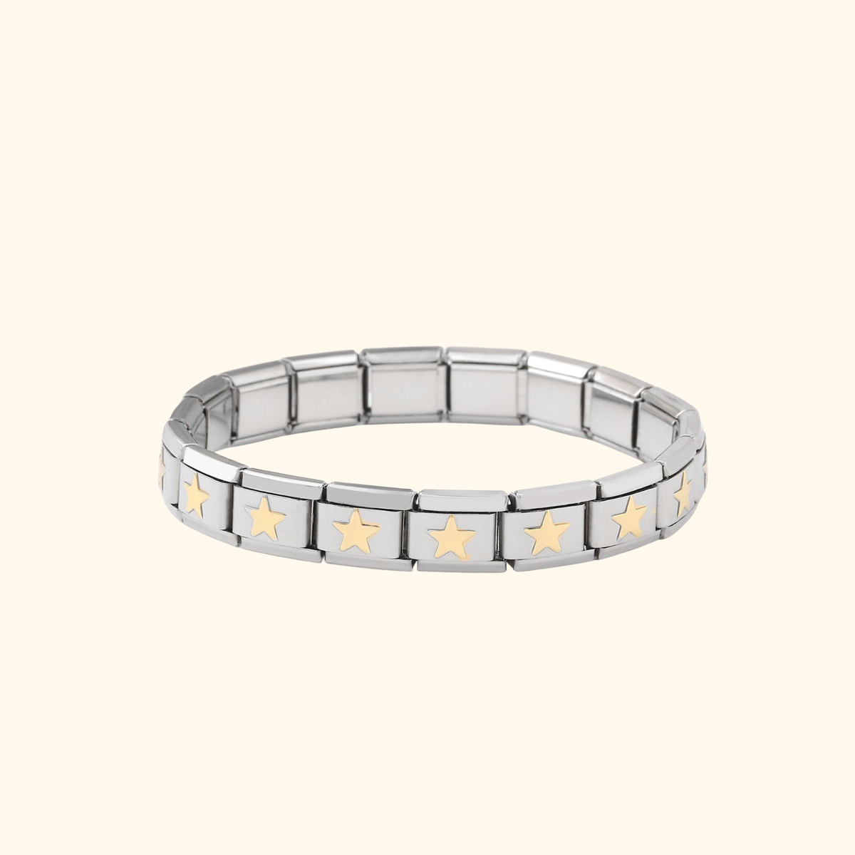 Pulsera italiana estrellas