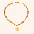 Collar estrella dorada