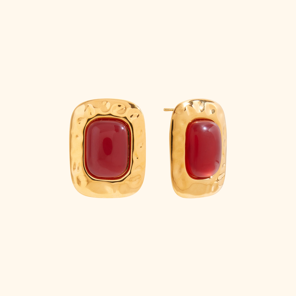 Aretes “Isabel” red
