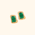 Aretes “Diamond” green