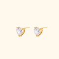 Studs “Corazón brillante”