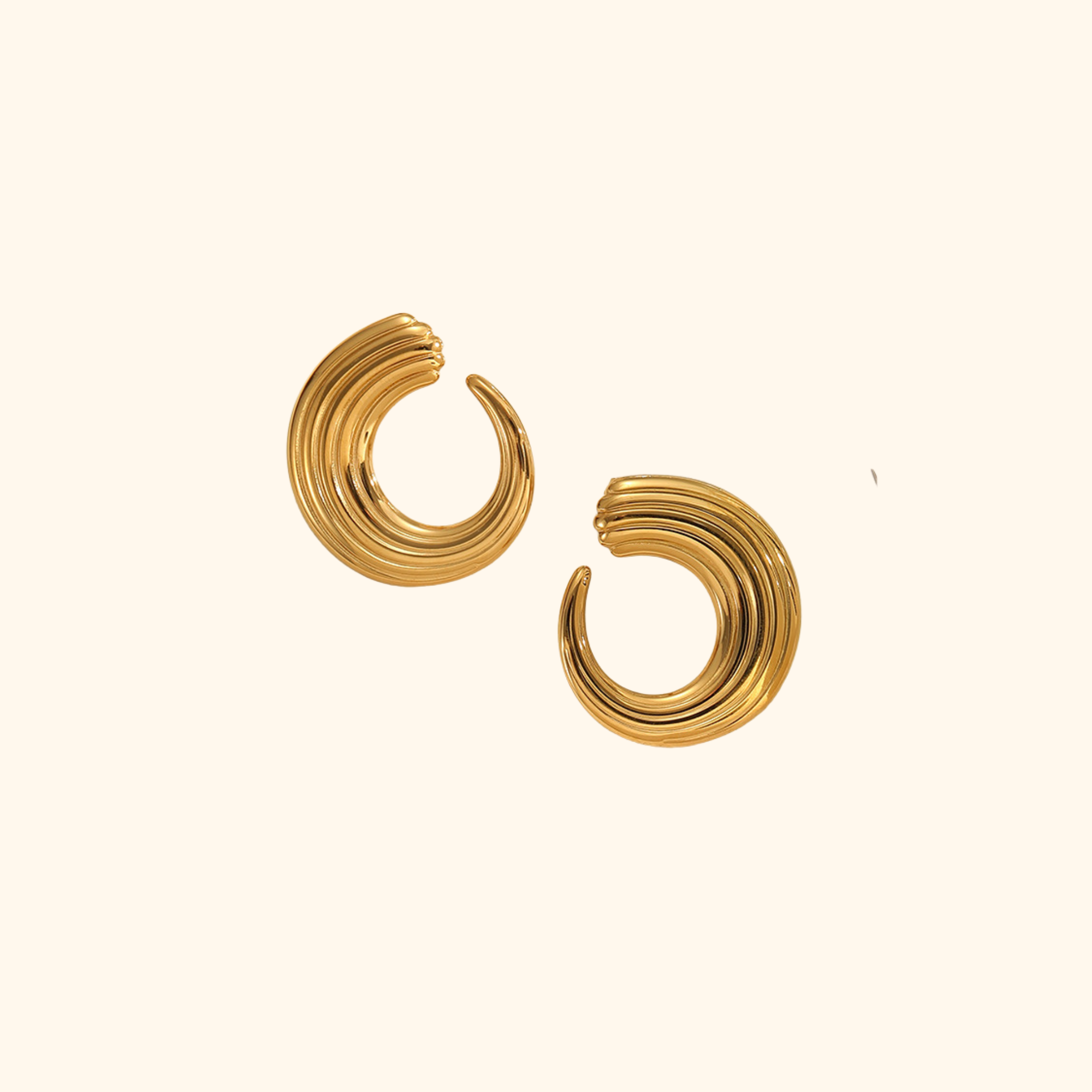 Aretes “Caracol” gold