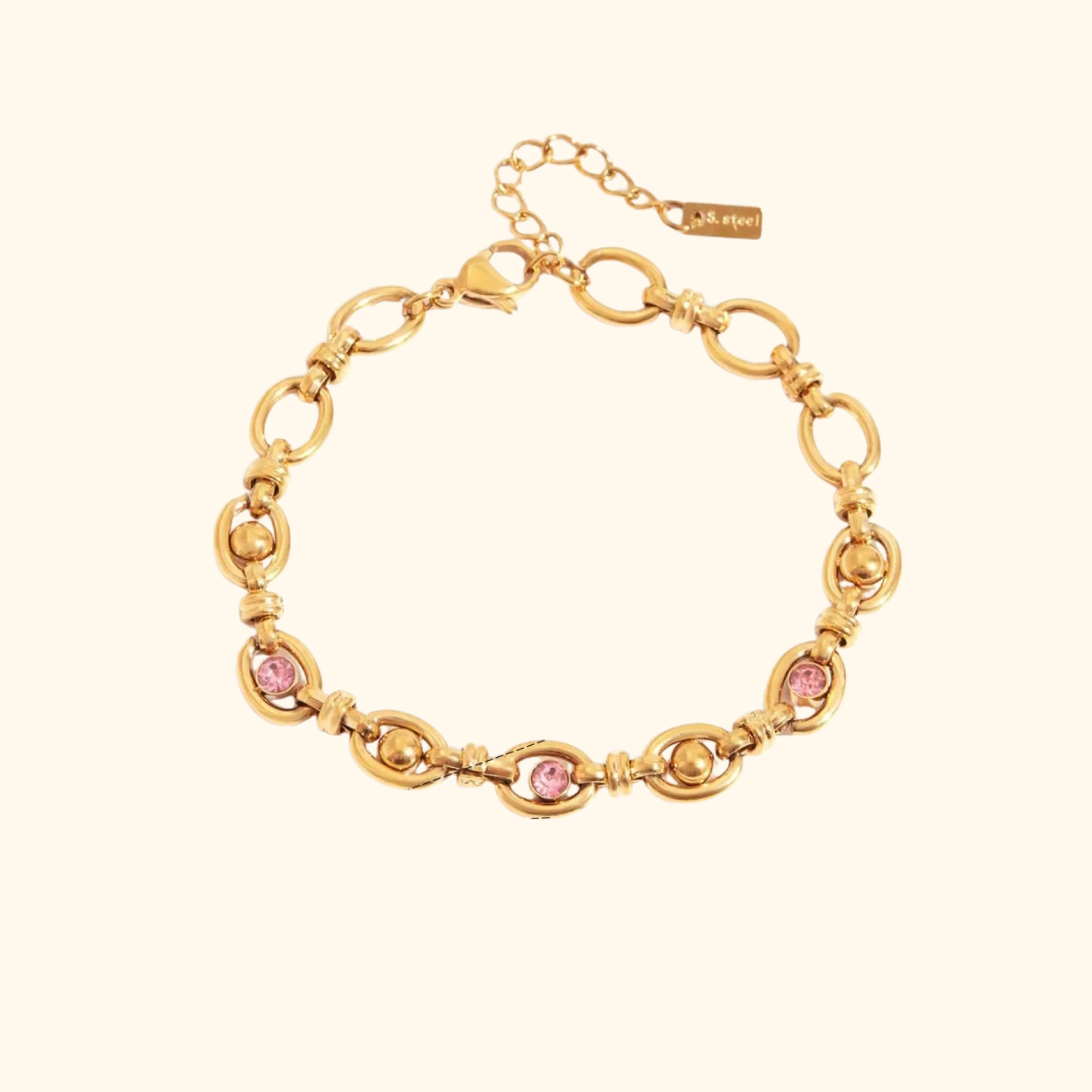 Pulsera “génesis” rosa