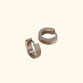 Aretes “aro” silver