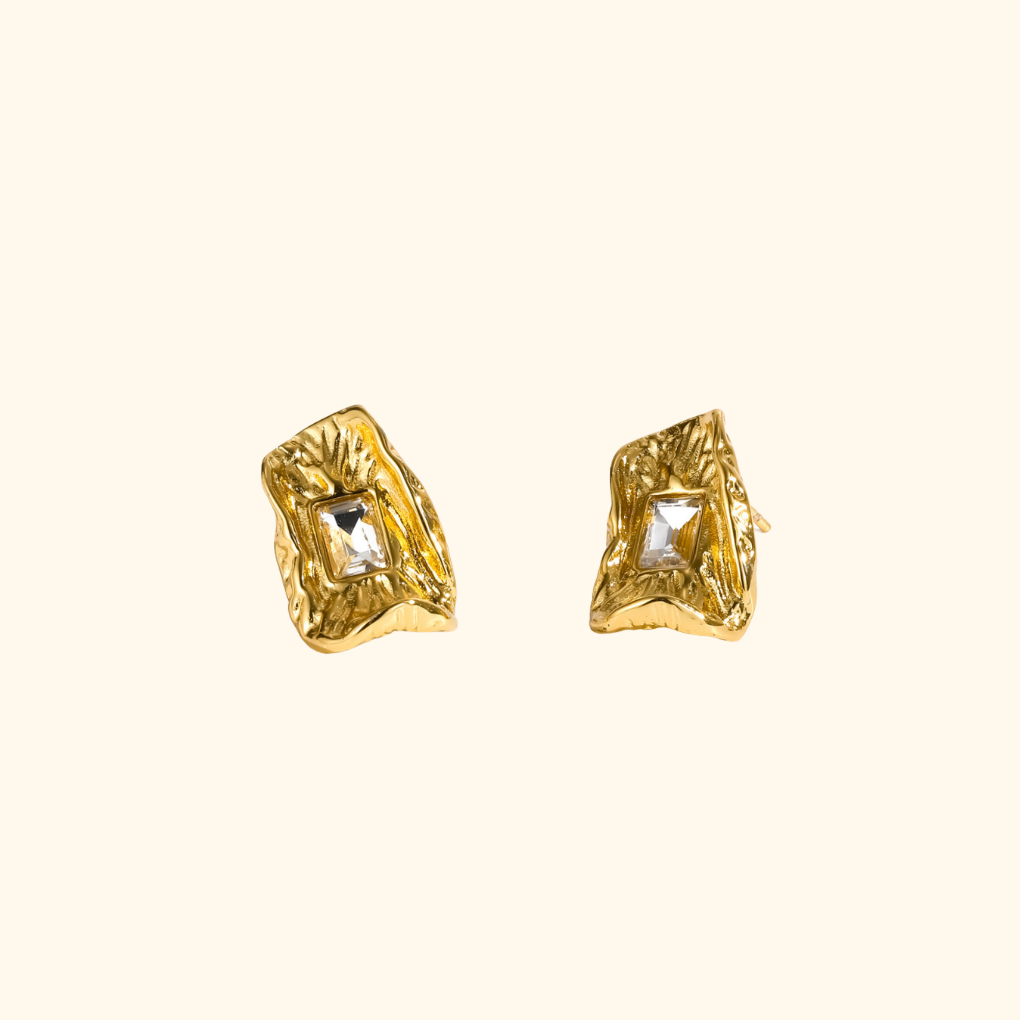 Aretes “New York” gold