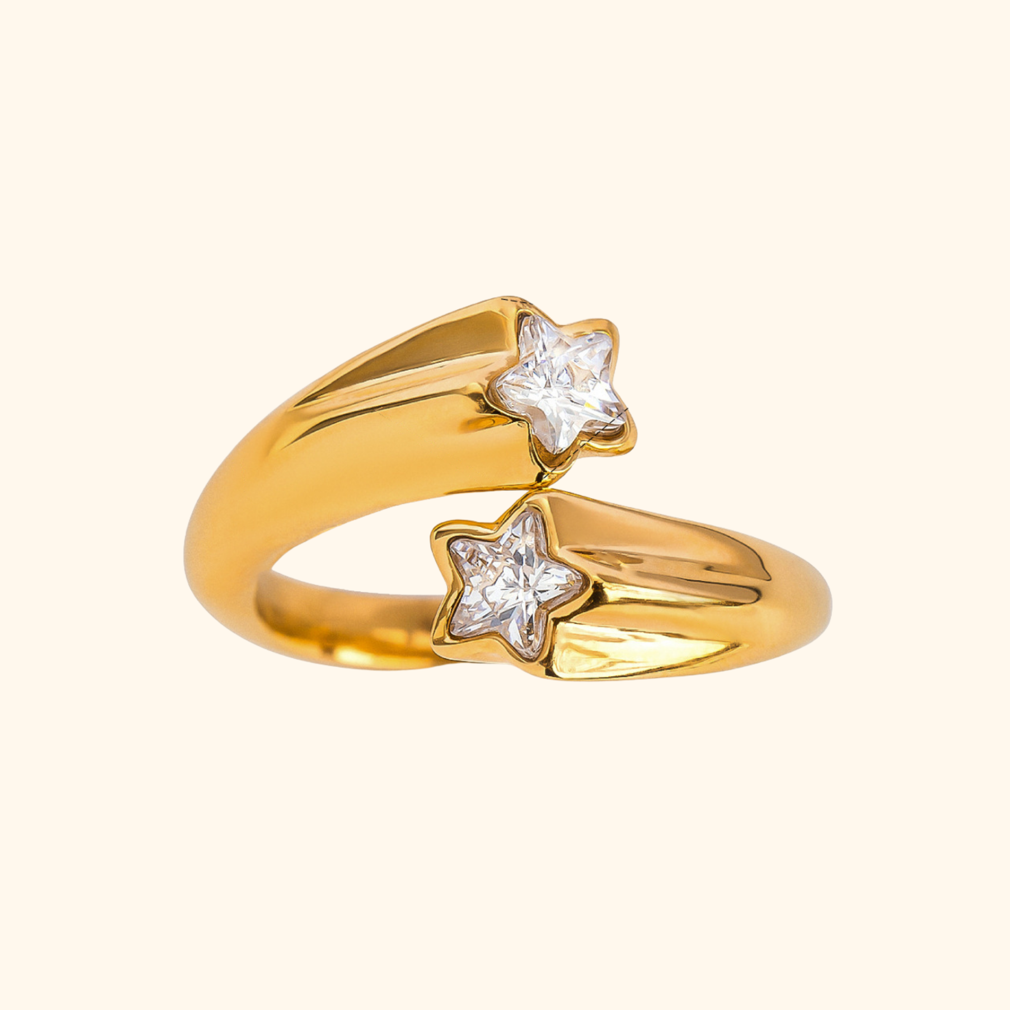 Anillo doble estrella