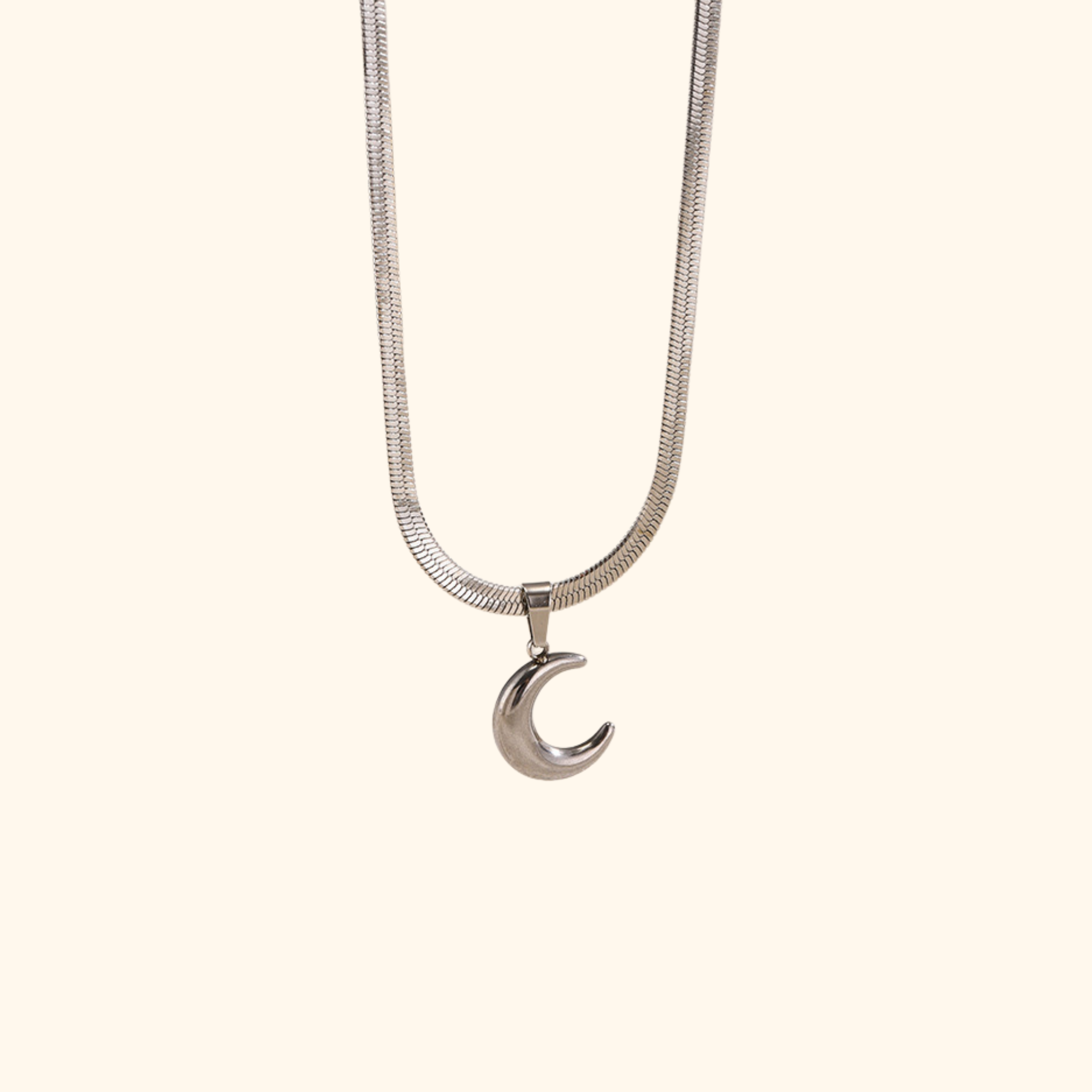 Collar “luna” silver