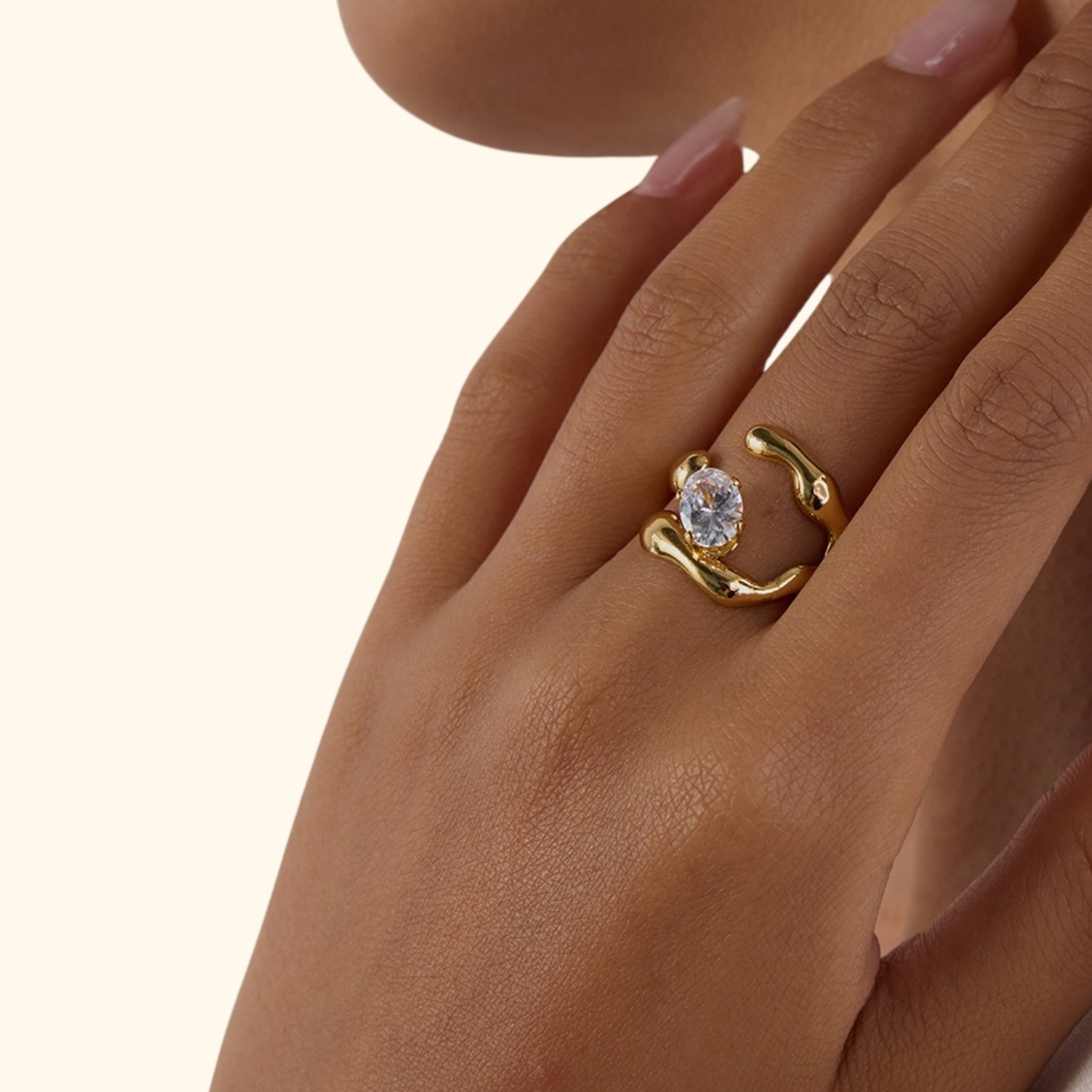 Anillo “abstracto”