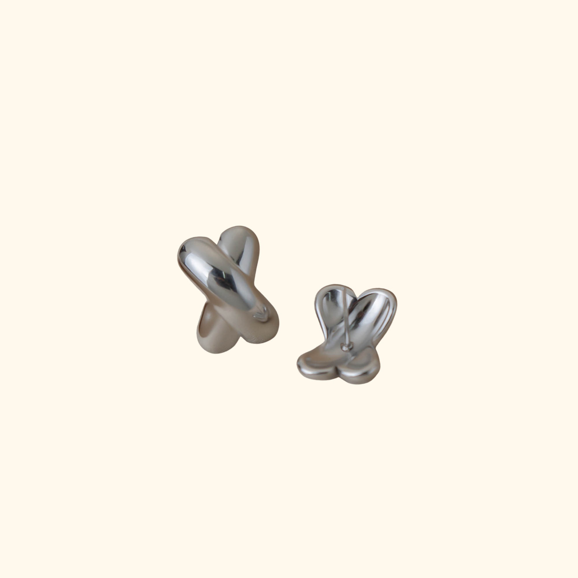 Aretes “x” silver