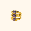 Anillo triple oval