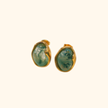 Aretes “bean” verdes