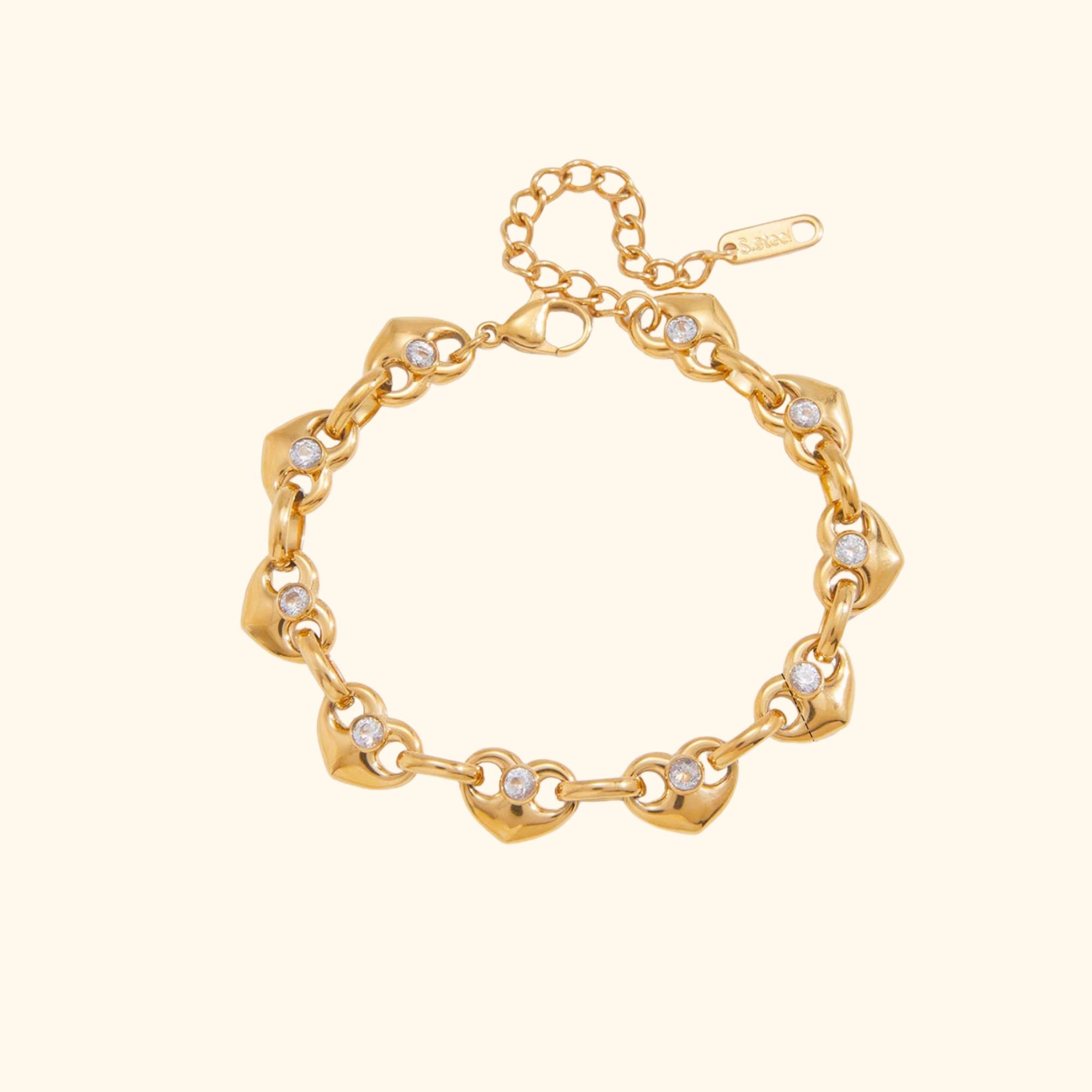 Pulsera corazones