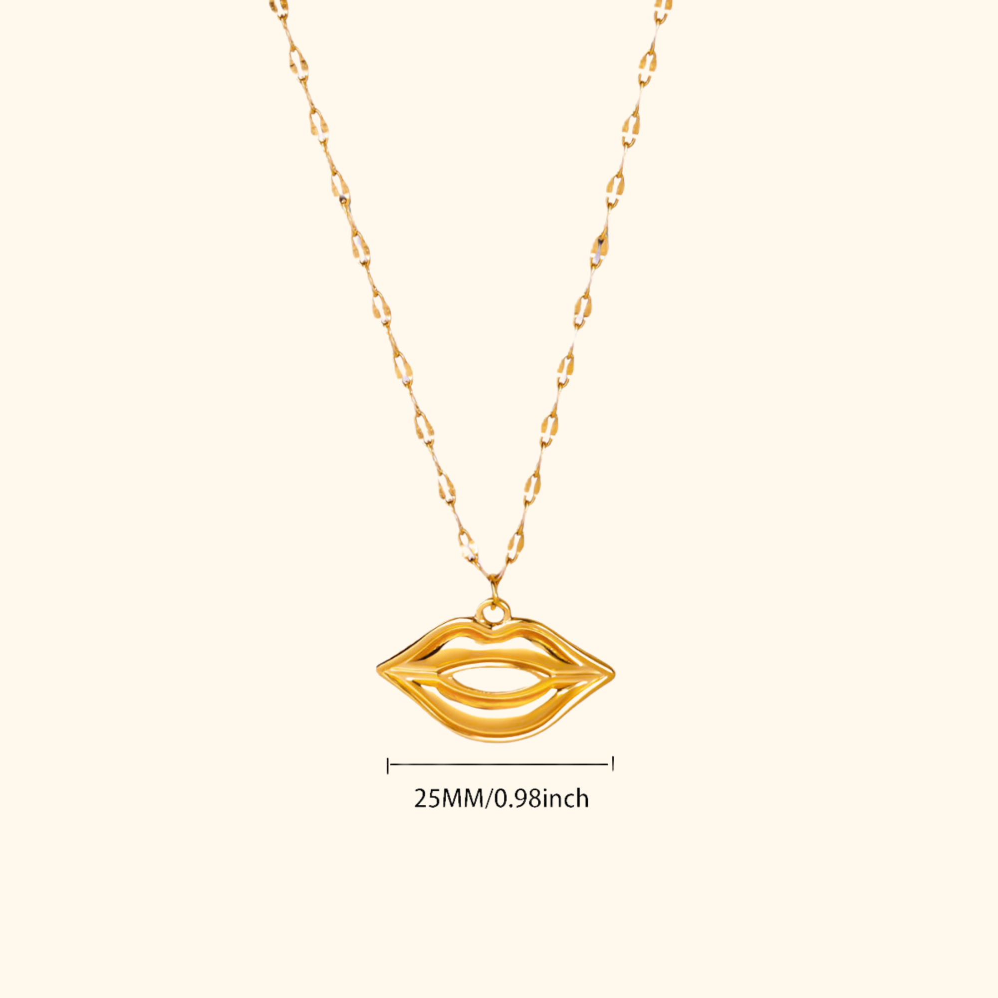 Collar “beso”