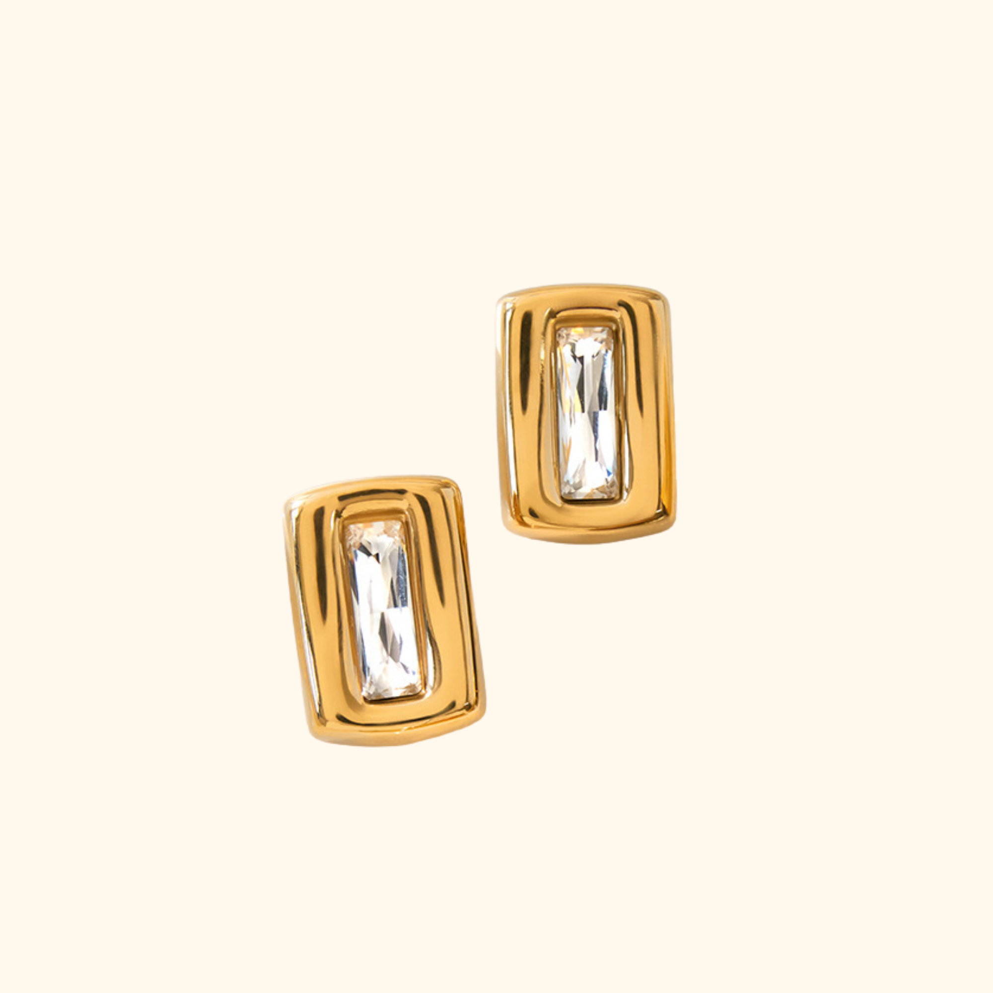 Aretes “kendall” gold