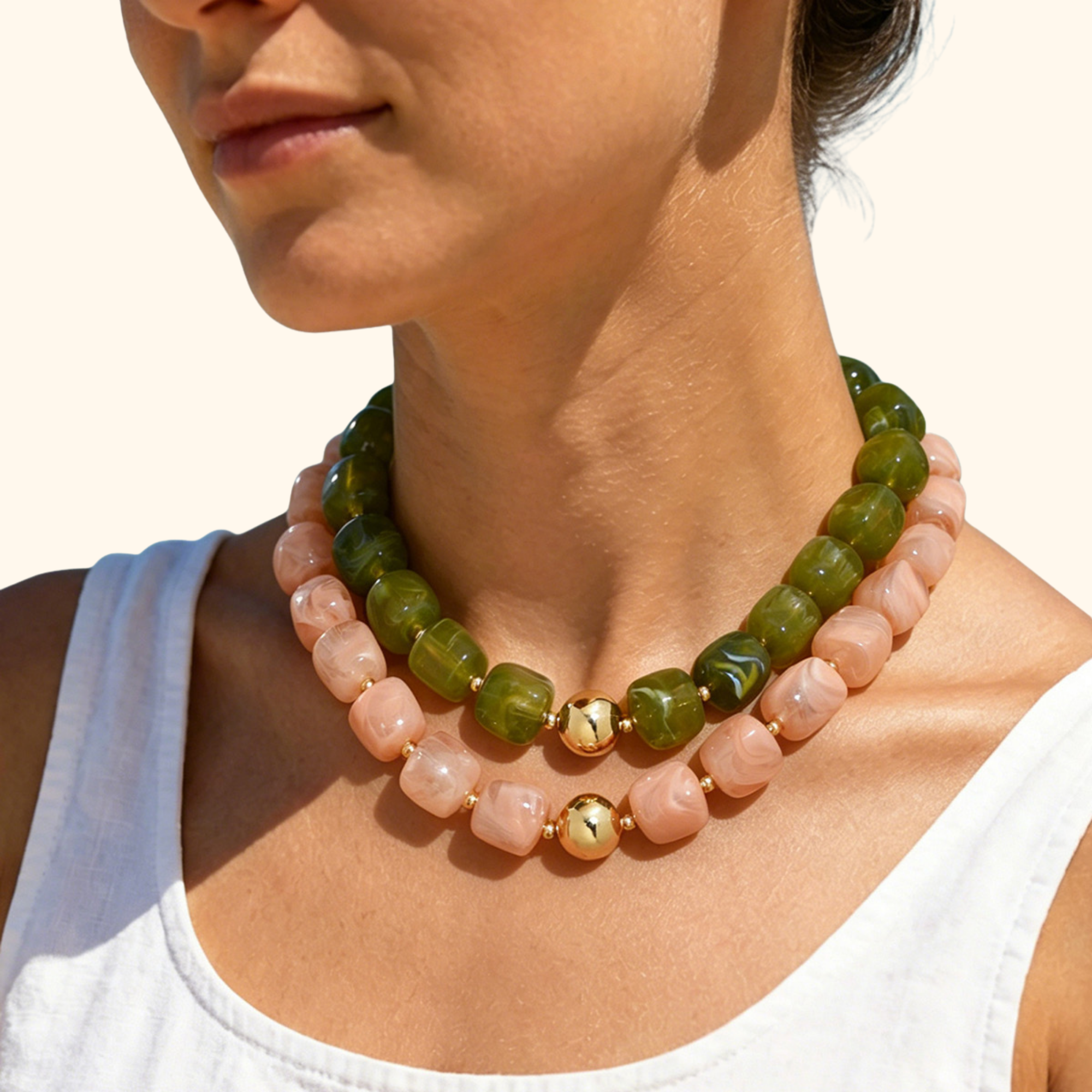 Collar “Copenhague”oliva