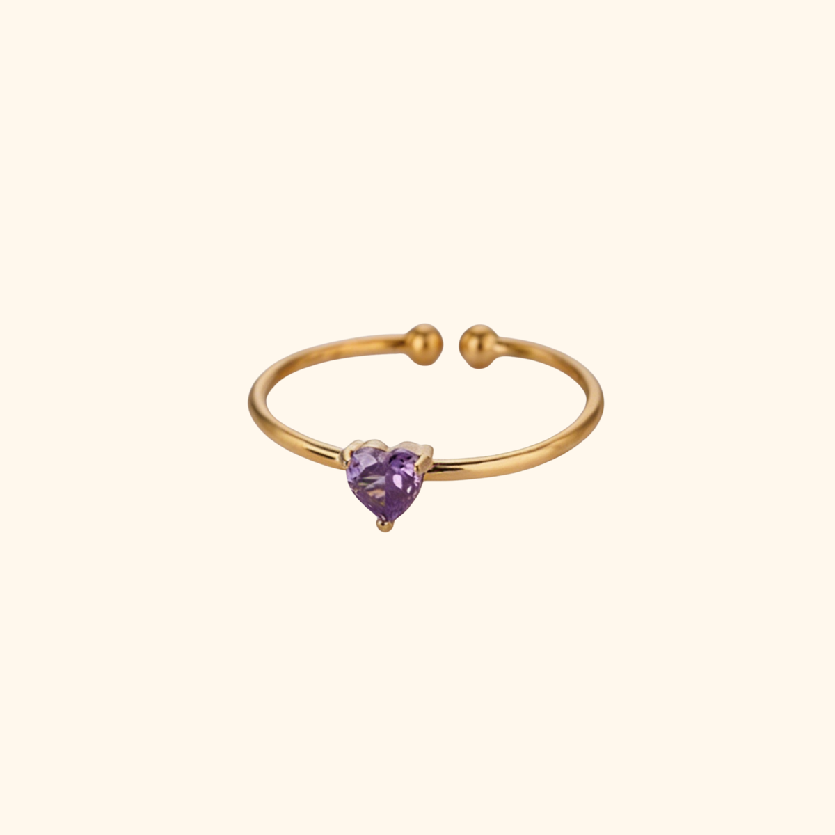 Anillo mini corazón