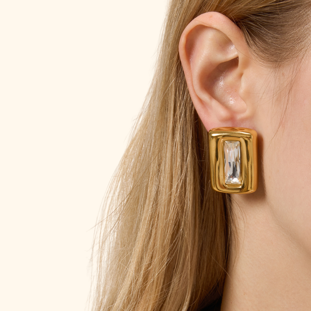 Aretes “kendall” gold