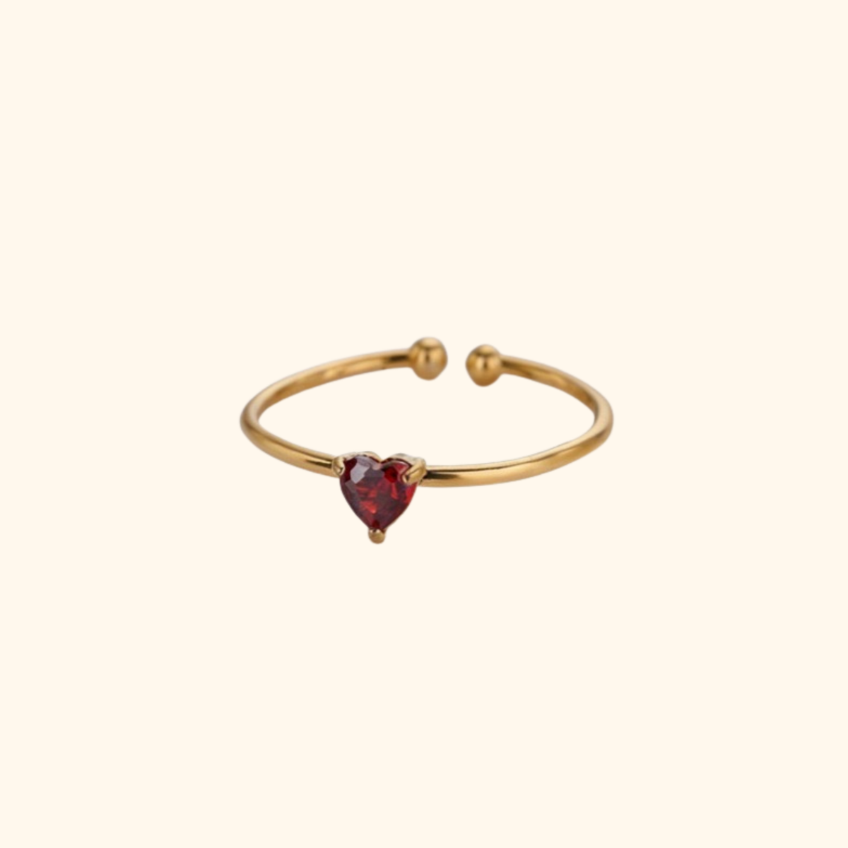 Anillo mini corazón