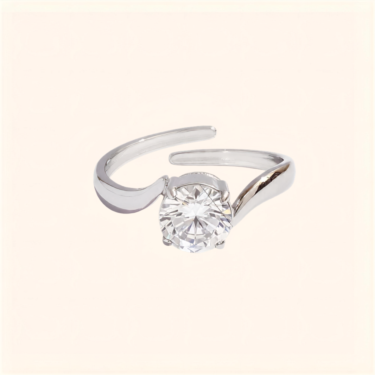 Anillo tous plateado