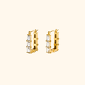 Aretes “cuadra” gold