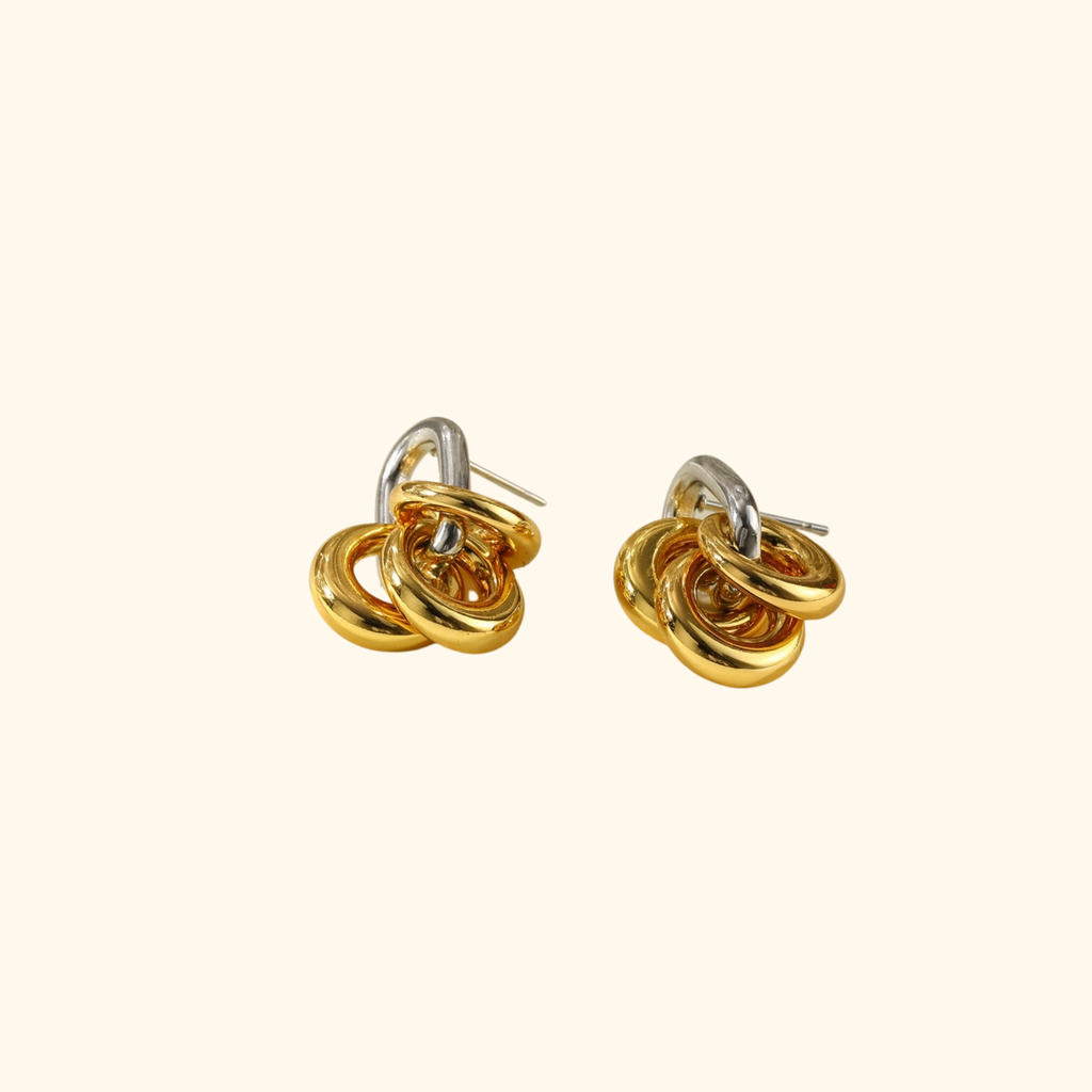 Aretes “Hoops” triple
