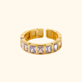 Anillo “zirconia” gold