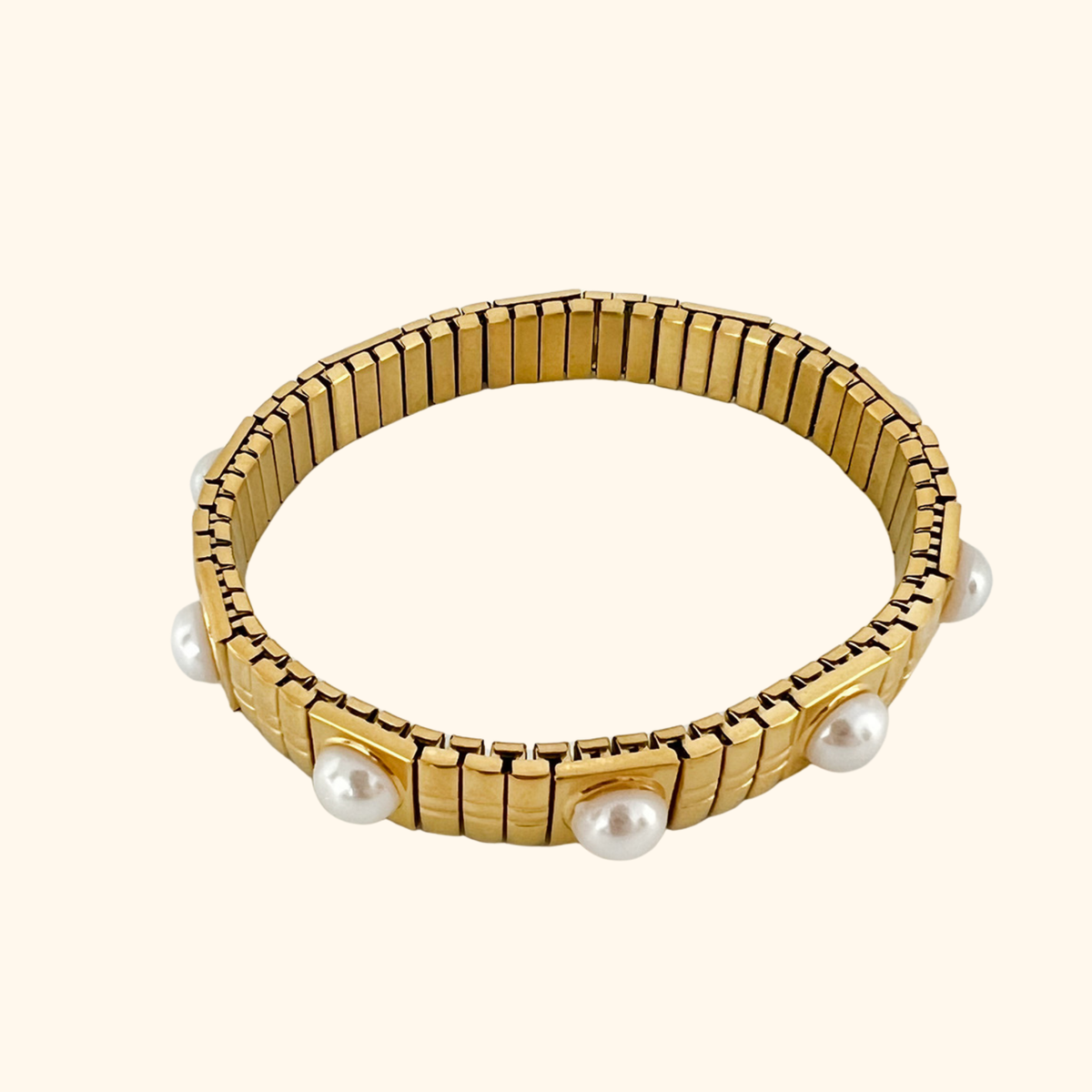 Pulsera italiana perlas