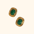 Aretes vintage green