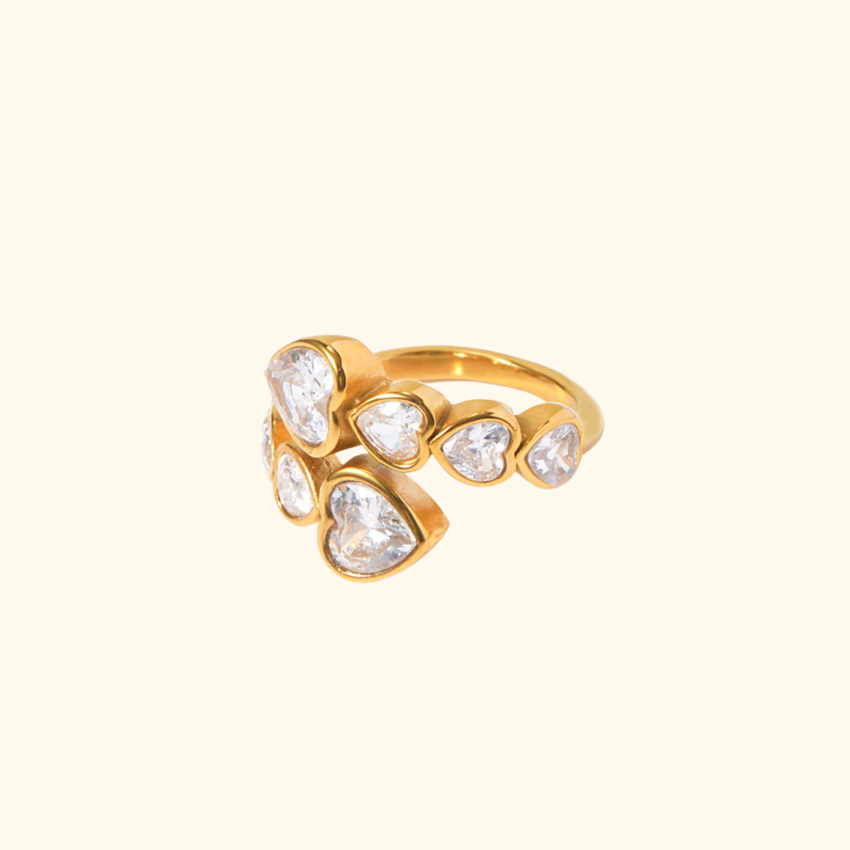 Anillo corazones
