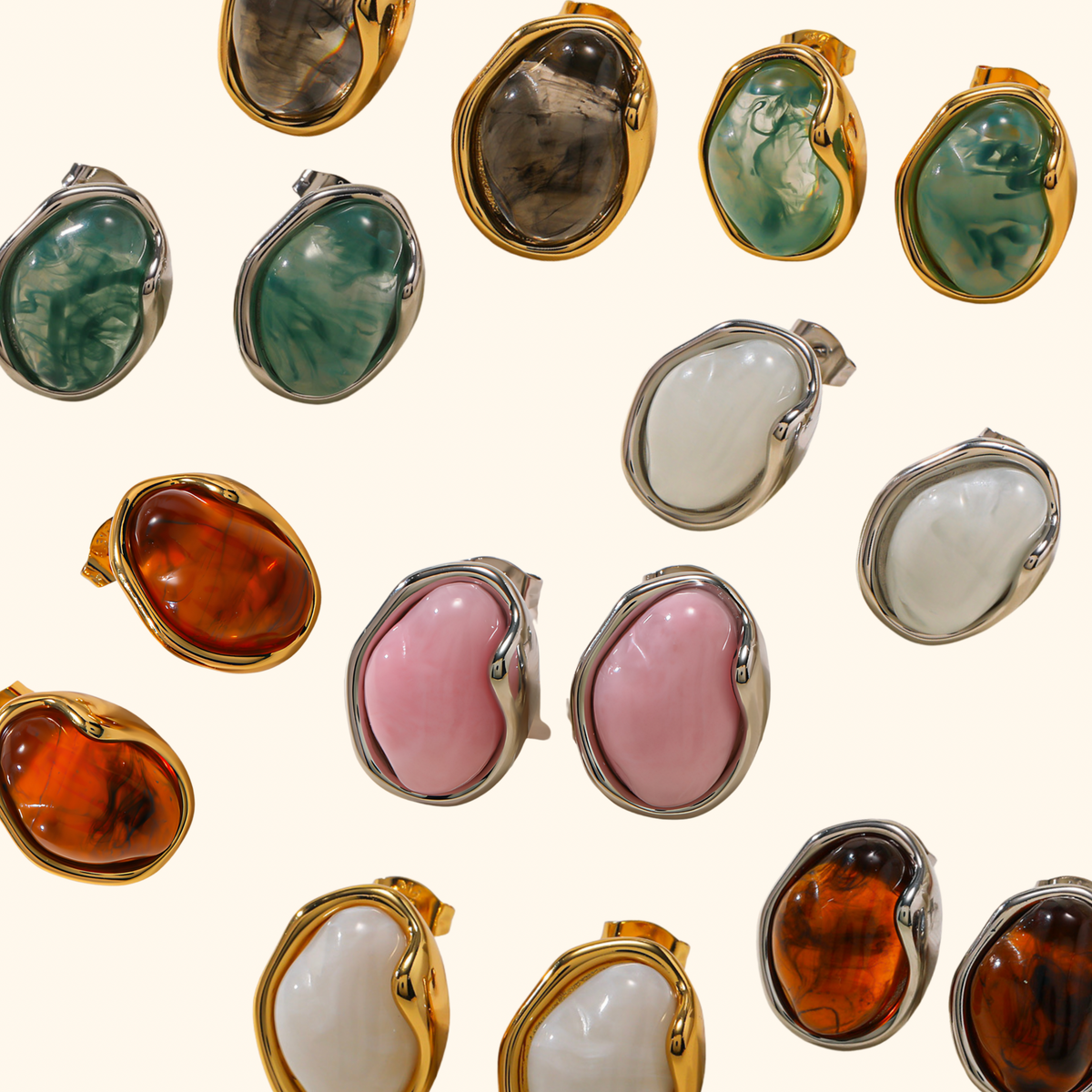 Aretes “bean” carey